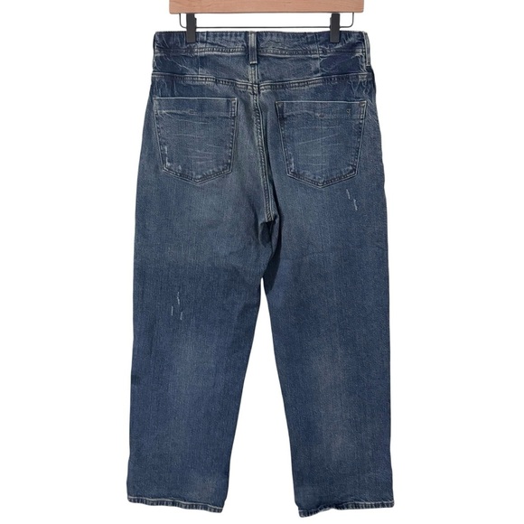 Anthropologie Pilcro Wide Leg Dark Wash Jeans Size 27 - Picture 7 of 11